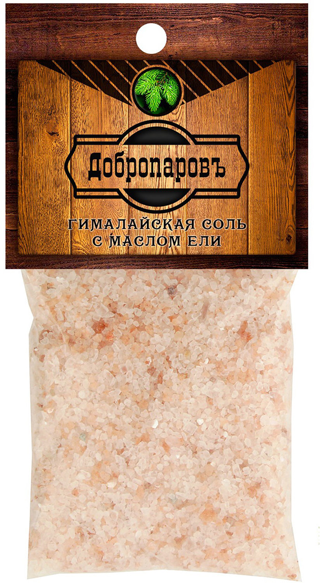 фото Гималайская красная соль "Добропаровъ", с маслом ели, 100 г