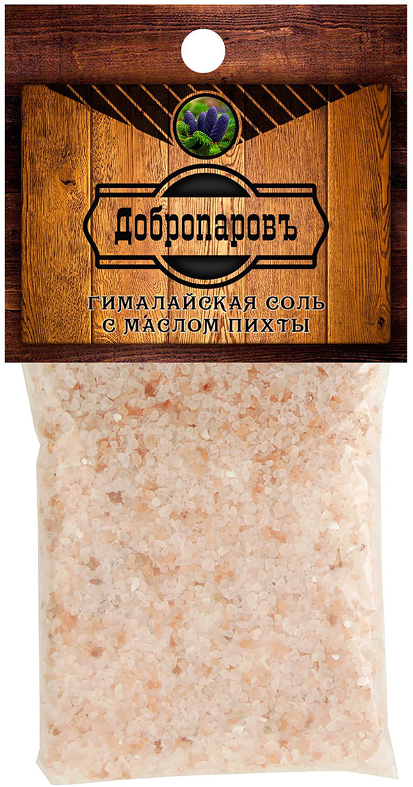 фото Гималайская красная соль "Добропаровъ", с маслом пихты, 100 г