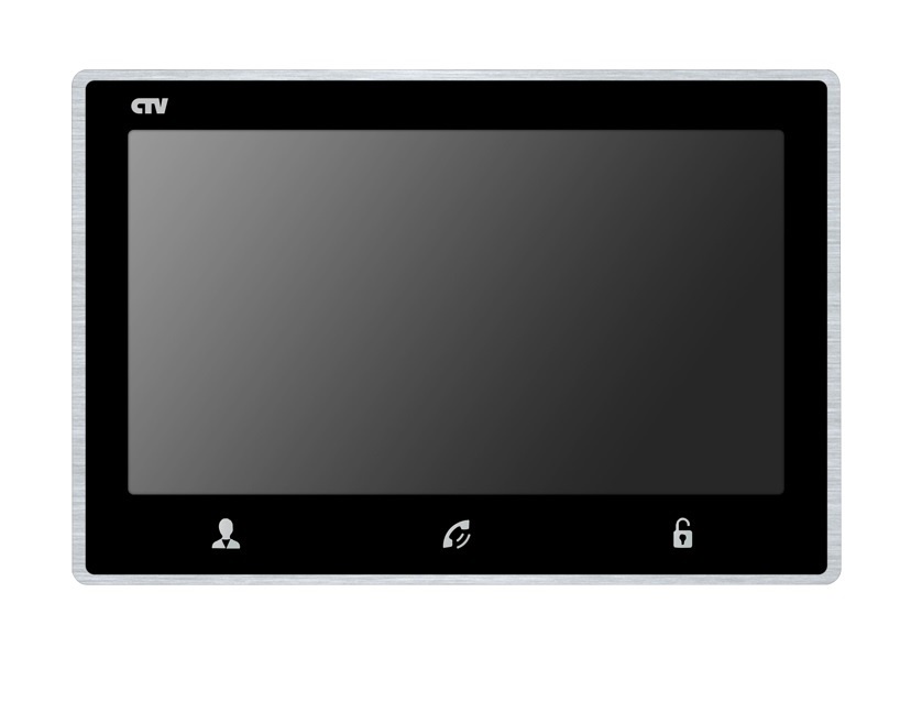 фото Видеодомофон CTV Монитор видеодомофона CTV-M4703AHD B, цвет черный, черный