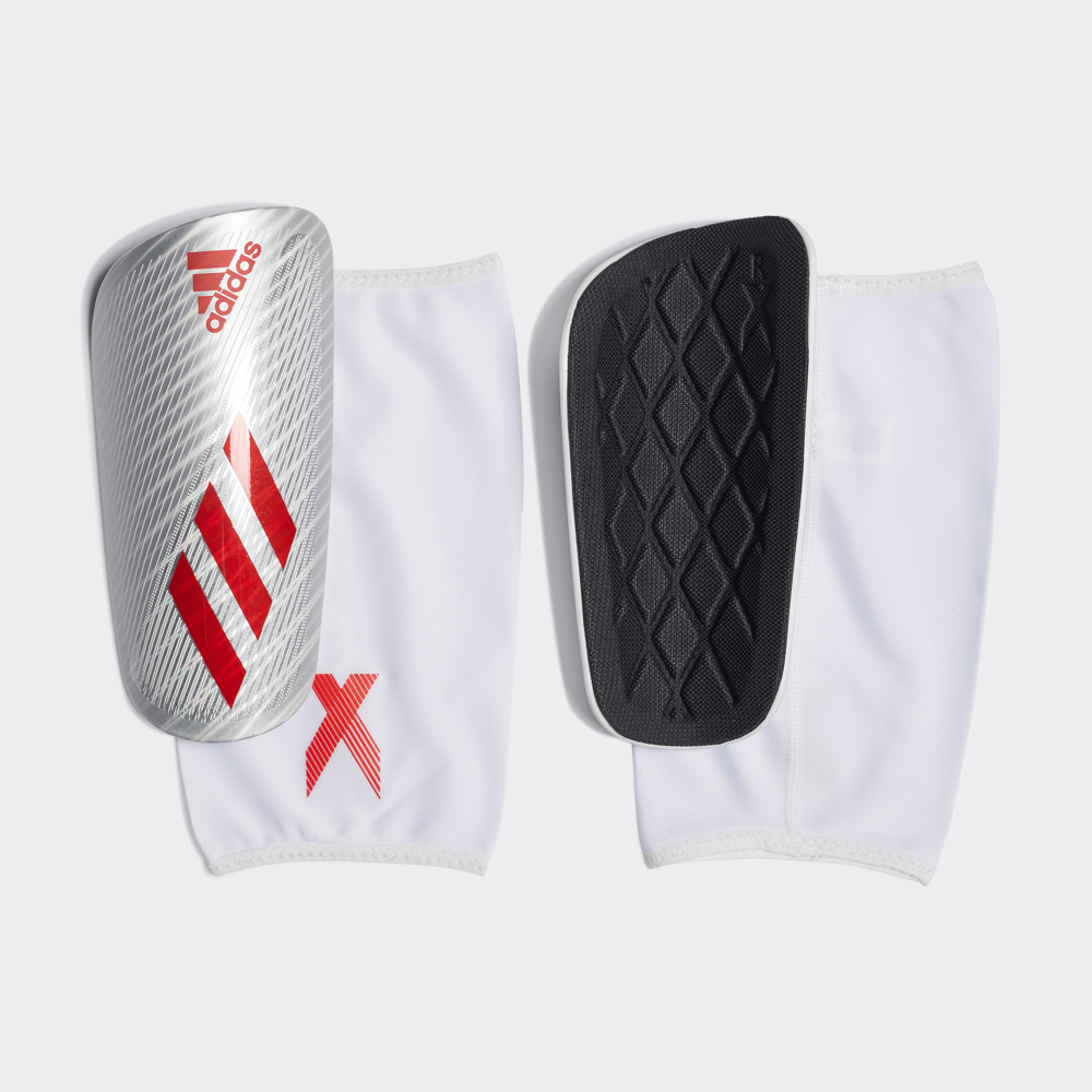 Щитки футбольные Adidas X Pro, DY0075, серебристый, размер S