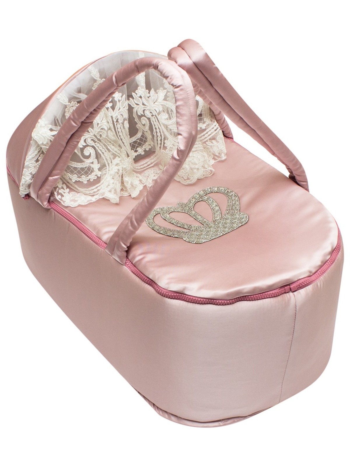 Люлька-переноска Luxury Baby Люлька переноска Королевская розовый