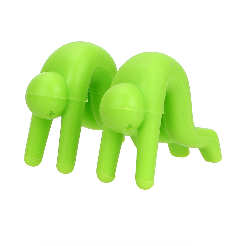 фото Держатель кухонный Migliores Два пластиковых держателя для крышек, зеленый