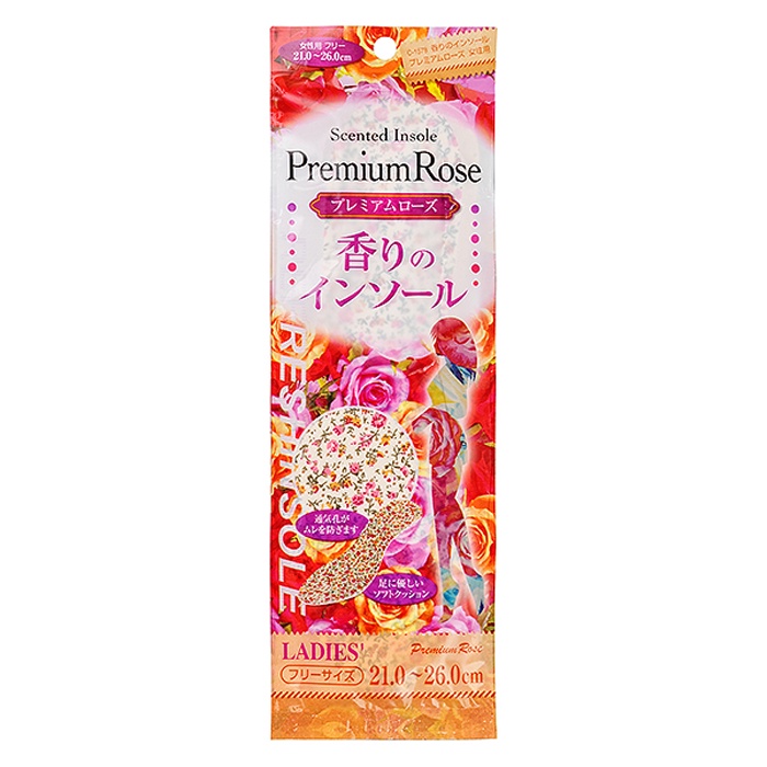 фото Стельки дезодорирующие с ароматом розы женские, 21-26 см