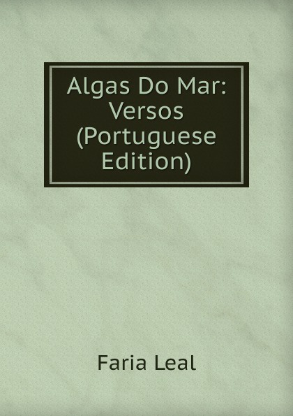 Algas Do Mar: Versos (Portuguese Edition)