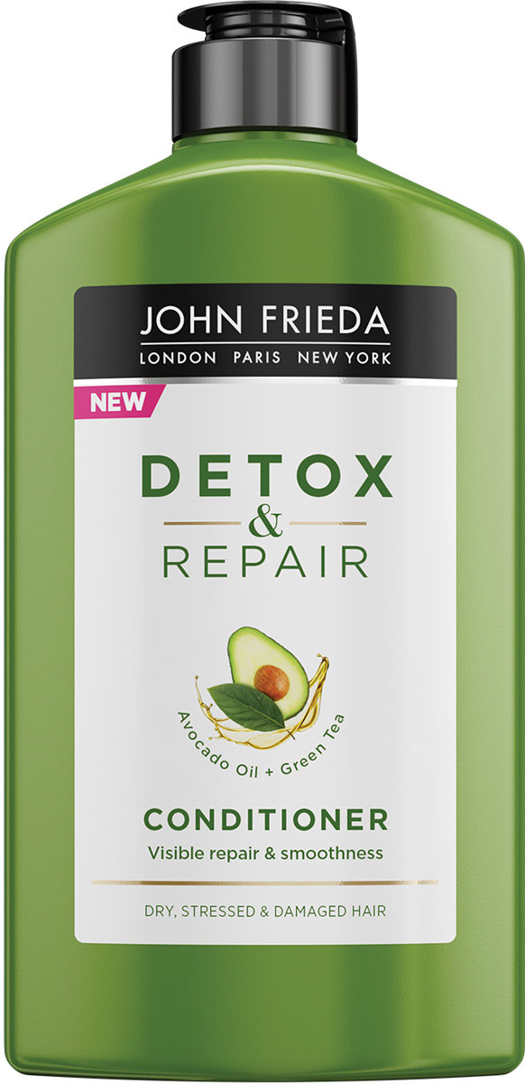 фото Кондиционер John Frieda Detox&Repair, для восстановления и гладкости волос, 250 мл