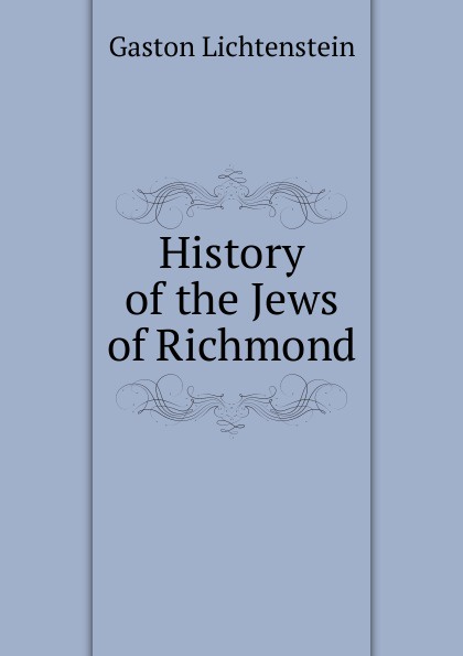 History of the Jews of Richmond
