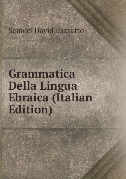 Grammatica Della Lingua Ebraica (Italian Edition)