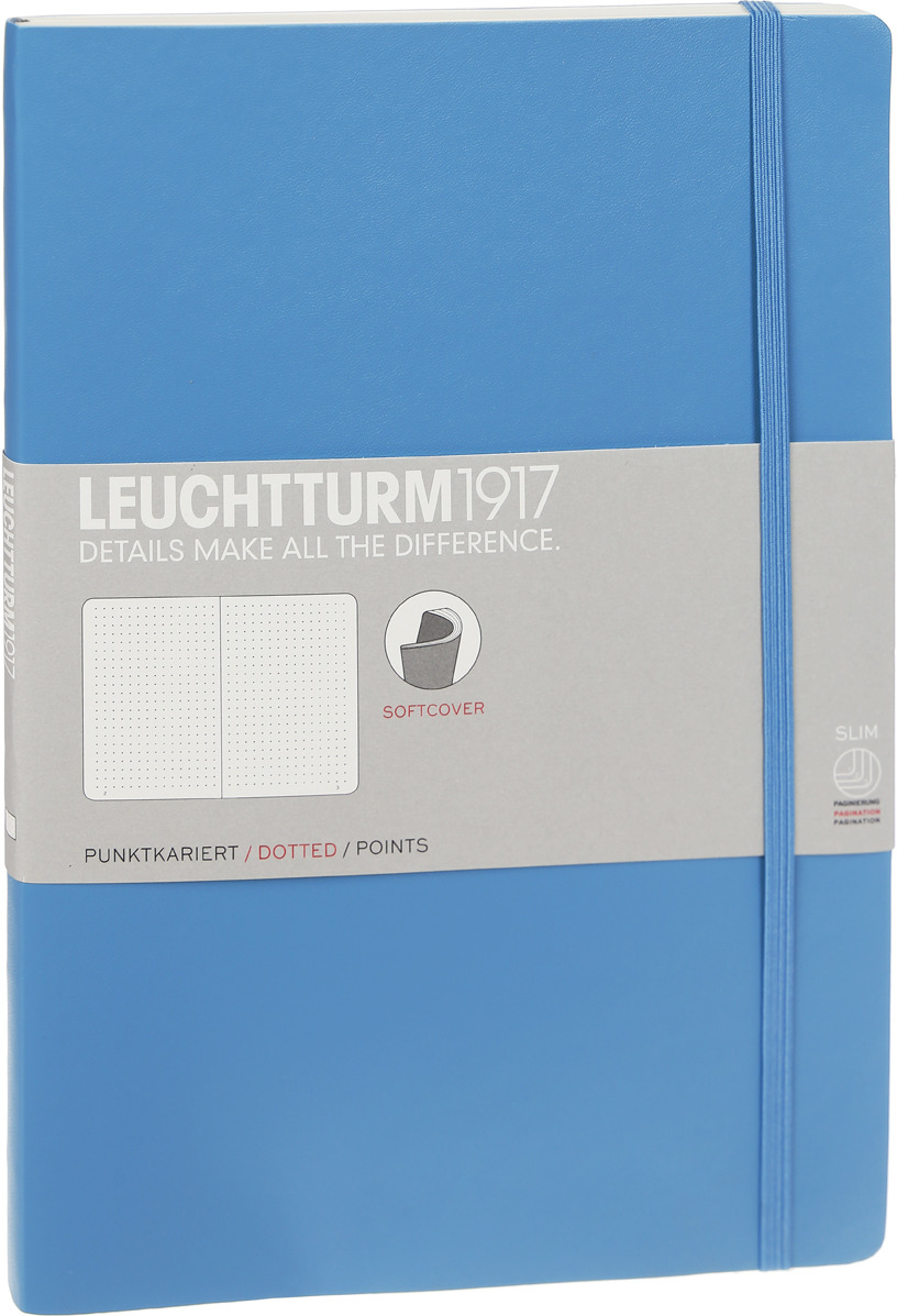 Записная книжка Leuchtturm1917, 355302, синий, B5 (176 x 250 мм), в точку, 62 листа