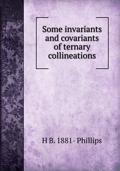Some invariants and covariants of ternary collineations