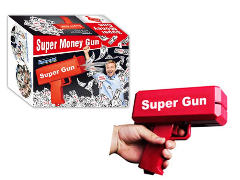 фото Денежный пистолет Деньгомет Super Money Gun