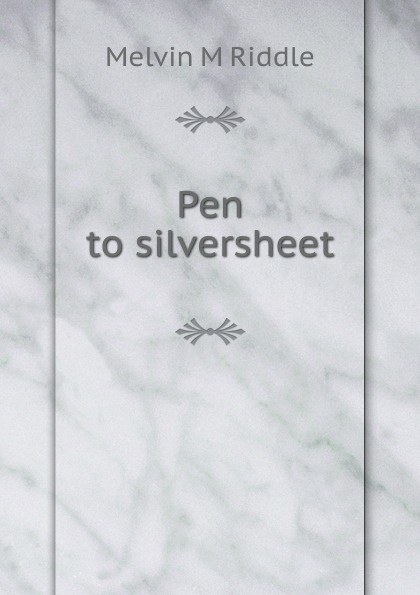 Pen to silversheet