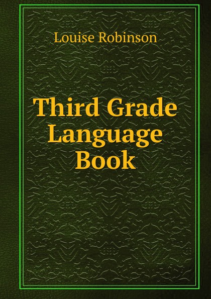 Third Grade Language Book