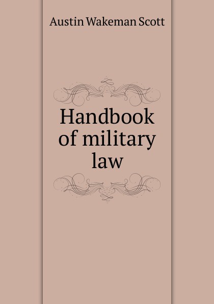 Handbook of military law