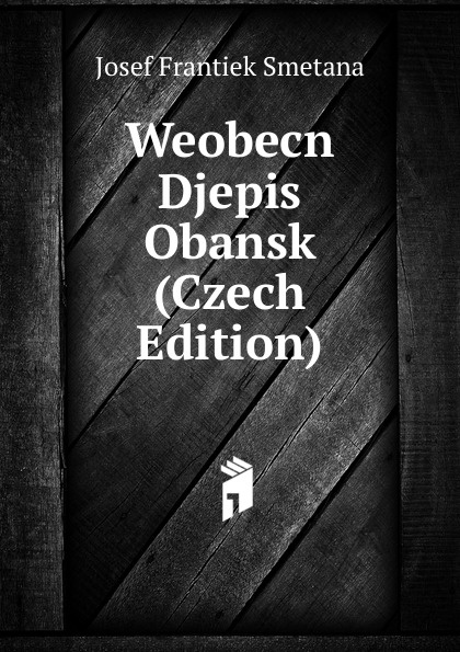 Weobecn Djepis Obansk (Czech Edition)