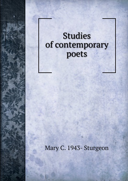Studies of contemporary poets