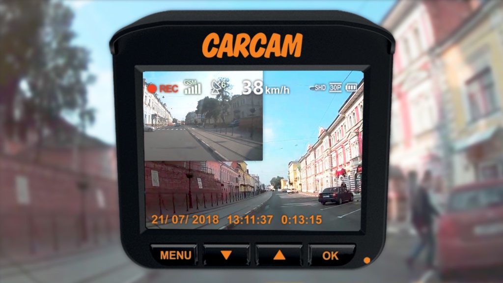 фото Автомобильный видеорегистратор с радар-детектором 5 в 1 CARCAM COMBO 5S, черный Каркам