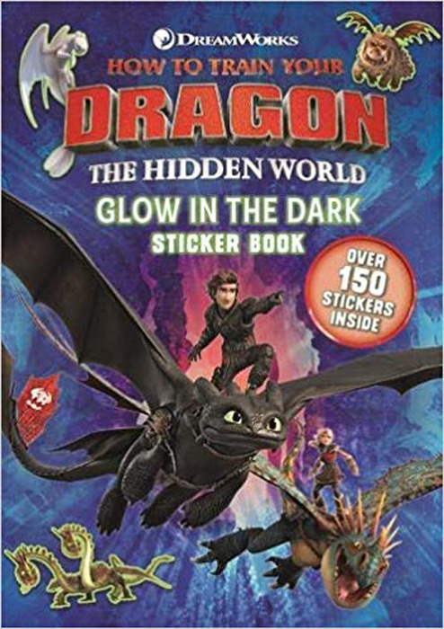 фото How to Train Your Dragon The Hidden World: Glow in the Dark Sticker Book Hodder children's books