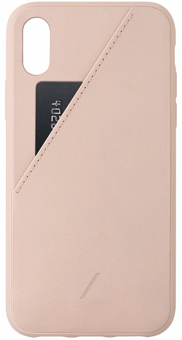 фото Чехол для сотового телефона Native Union CCARD-ROSE-NP18L CLIC CANVAS для iPhone Xs Max, розовый