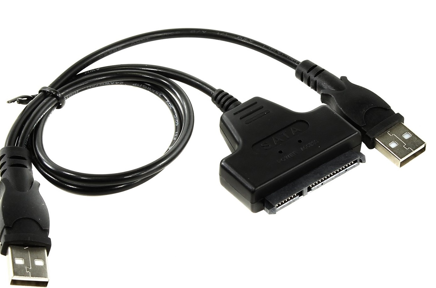 фото Кабель Espada PAUB023 , USB 2.0 to SATA2, черный