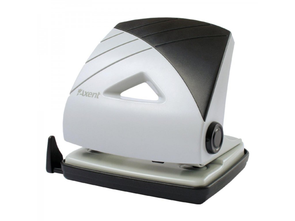 Дырокол Axent 3725-01-A Duoton с пластиковым верхом Дырокол Axent 3725-01-A Duoton с пластиковым верхом