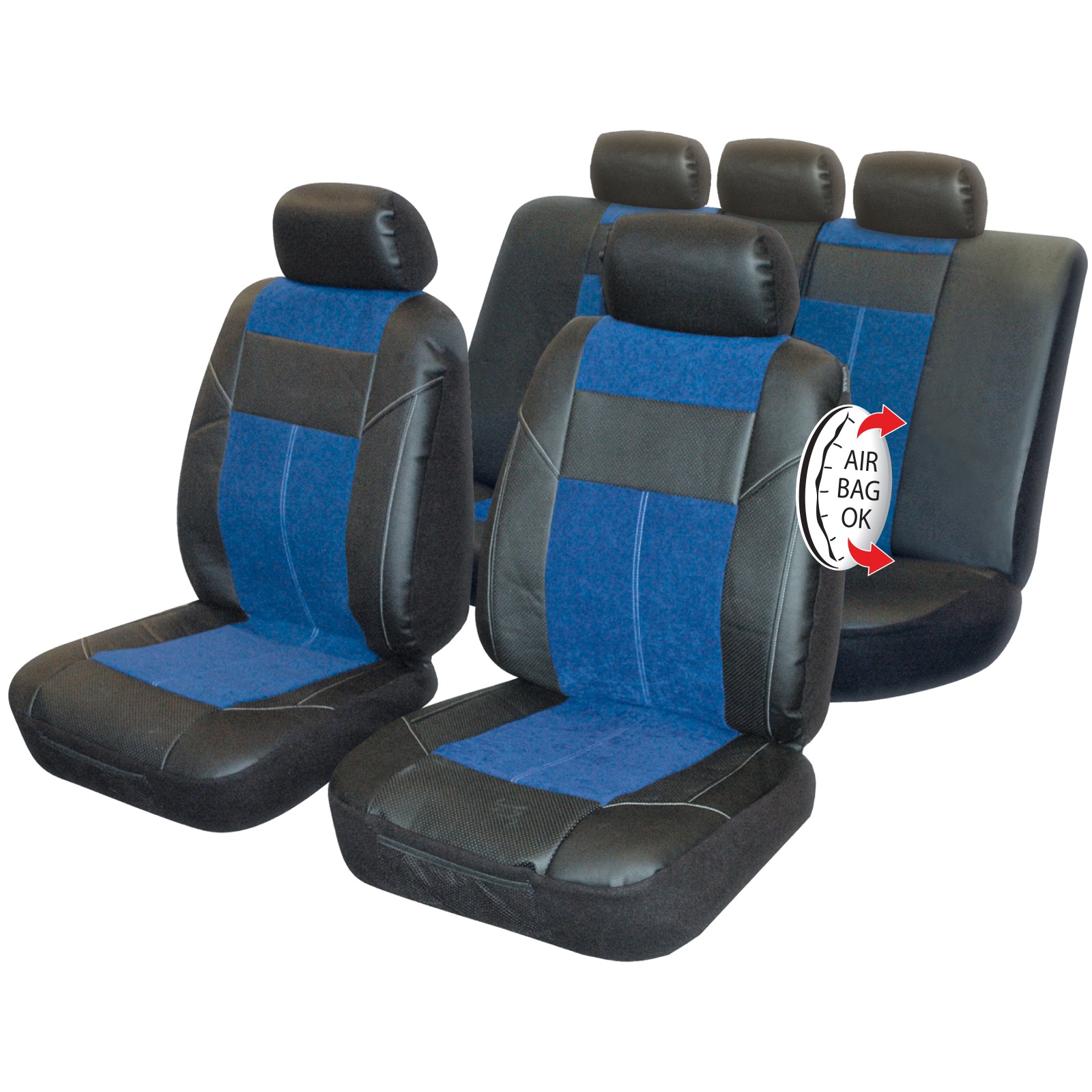 фото Чехол на сиденье AutoStandart CONDOR, черный, синий