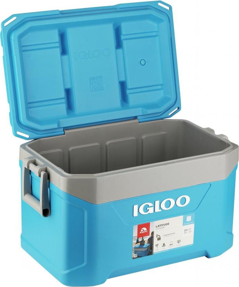 фото Изотермический контейнер Igloo Latitude, 00049836, голубой, 63 х 37 х 38 см