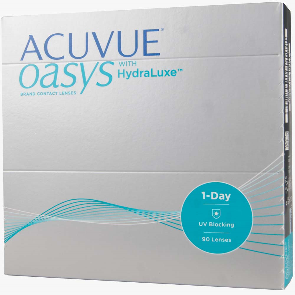 Acuvue oasys. Acuvue Oasys 1-Day with Hydraluxe. Линзы 90 шт Acuvue Hydraluxe однодневные. Линзы акувью Оазис Гидролюкс однодневные 90. Acuvue Oasys with Hydraluxe 90 шт.