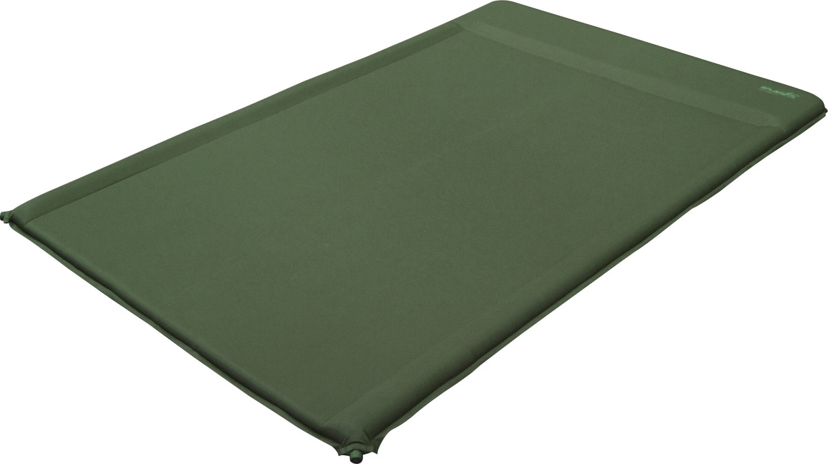фото Коврик самонадувающийся Сплав Maxi Camp Double 3.8, зеленый, 198 x 130 x 3.8 см