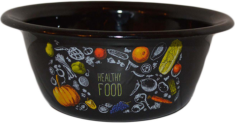 фото Миска Appetite Healthy Food, 1с5с, черный, 800 мл