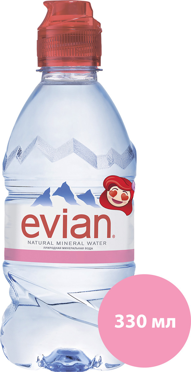 фото Вода Evian детская природного происхождения, 0,33 л