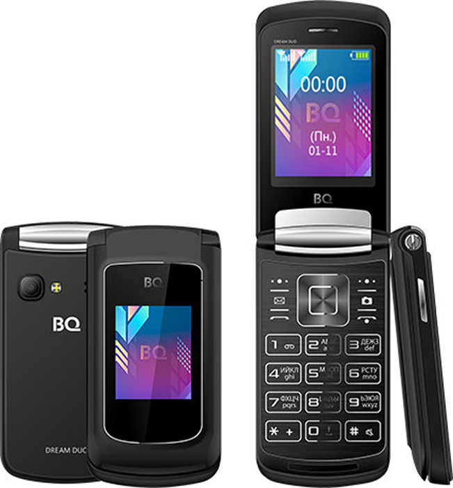 фото Мобильный телефон BQ 2433 Dream Duo, черный Bq mobile