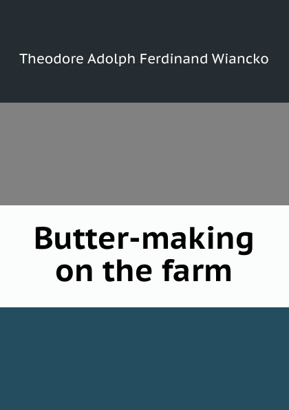 Butter-making on the farm