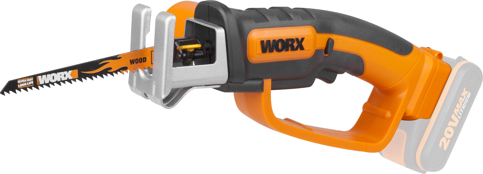 фото Аккумуляторный сучкорез Worx WG894E.9, черный, оранжевый