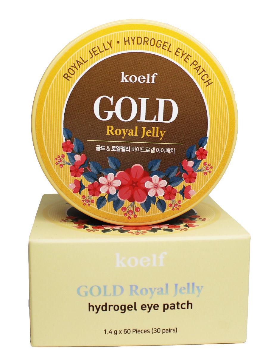 фото Гидрогелевые патчи с золотом и маточным молочком Koelf Gold Royal Jelly Eye Patch