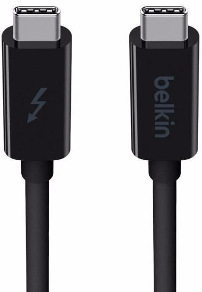 фото Кабель Belkin F2CD081BT1MBLK Thunderbolt - USB 3.1 1 м, черный