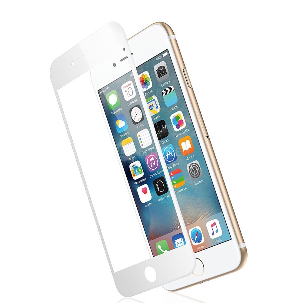 фото Защитное стекло 10D ТЕХПАК для Apple iPhone 7/8, белый