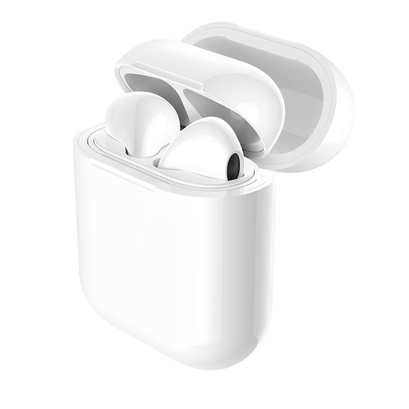 фото Чехол AIRPODS HOCO CW18 с беспроводной зарядкой белый (MRE)