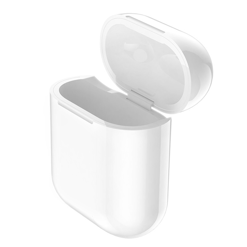 фото Чехол AIRPODS HOCO CW18 с беспроводной зарядкой белый (MRE)