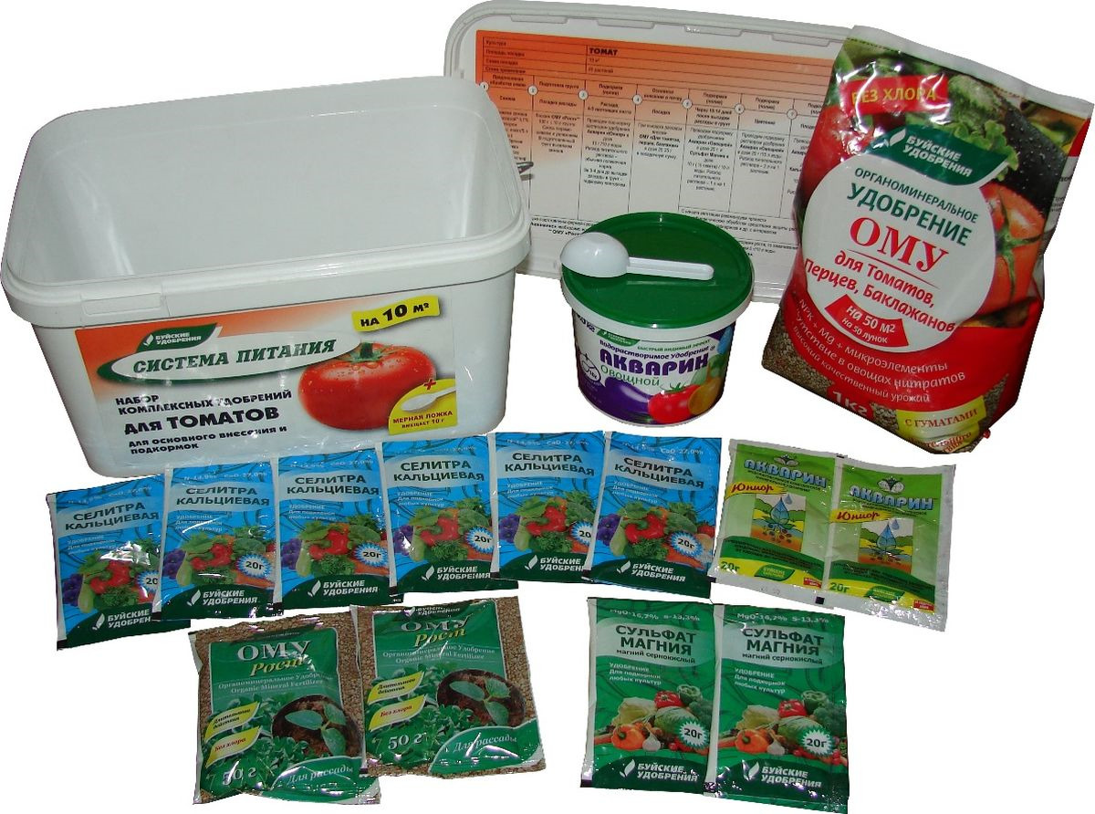 фото Удобрение Буйские удобрения Система питания для томата