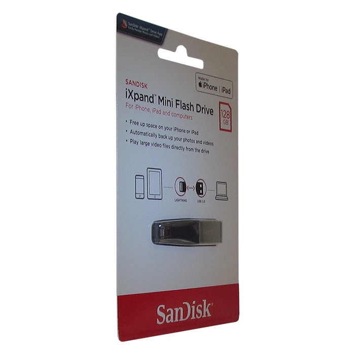 фото USB Флеш-накопитель SanDisk iXpand Mini 128GB Lightning + USB