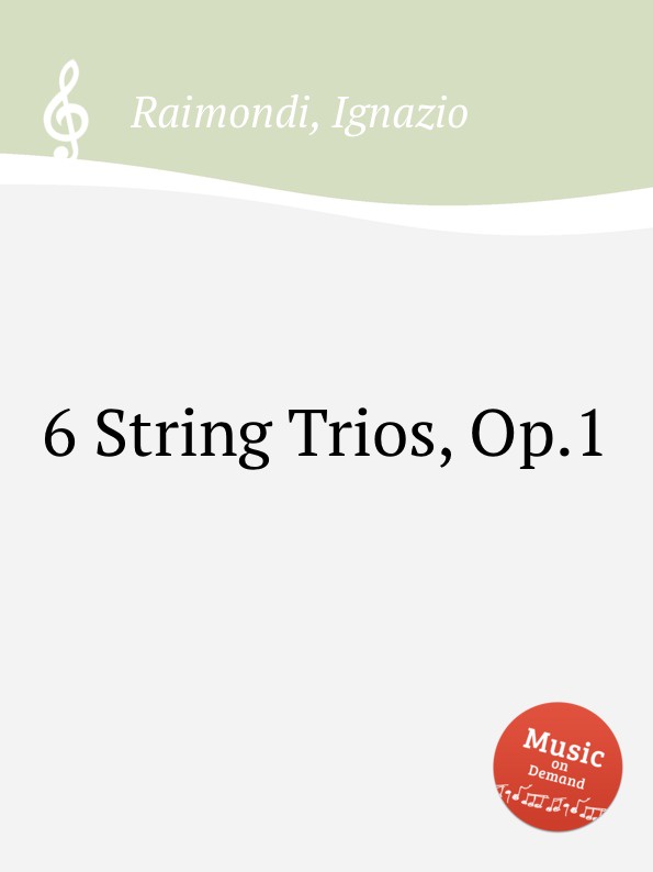 6 String Trios, Op.1