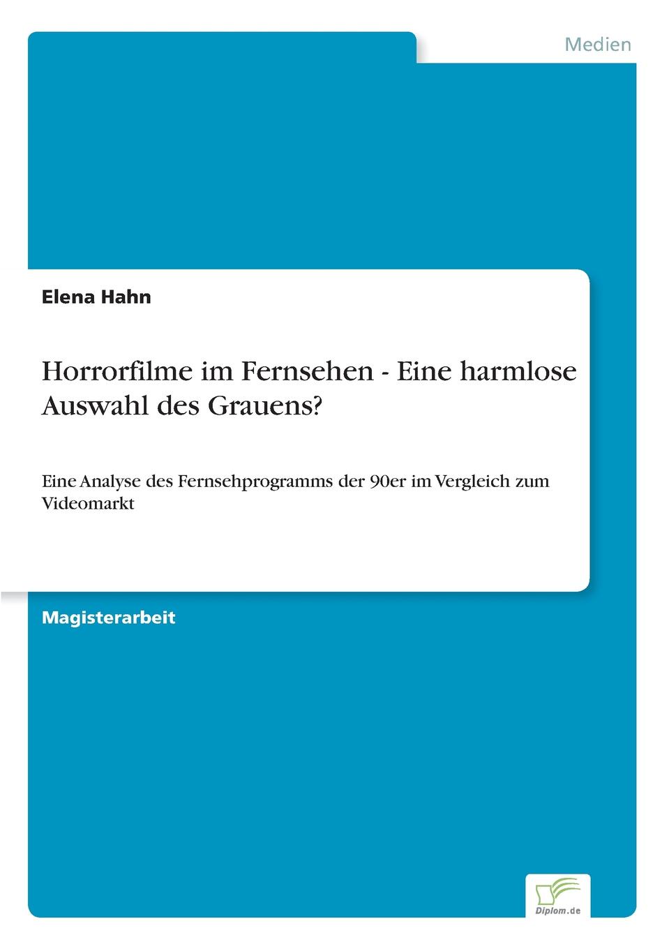 Horrorfilme im Fernsehen - Eine harmlose Auswahl des Grauens.