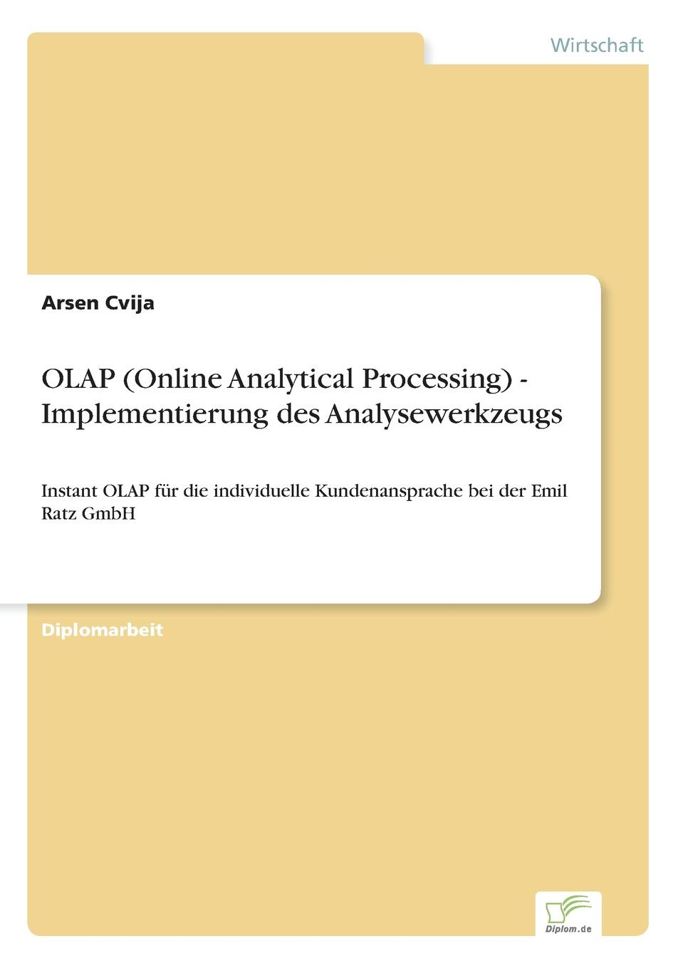 OLAP (Online Analytical Processing) - Implementierung des Analysewerkzeugs
