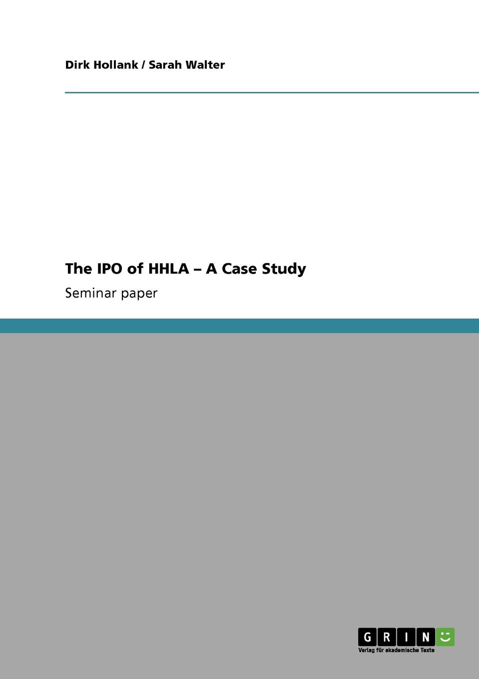 The IPO of HHLA - A Case Study