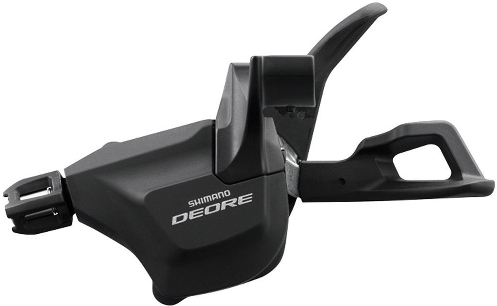 Шифтер Shimano Deore, M6000-IL, левый 2/3 скорости, I-Spec II, без индикатора, трос 1800 мм, ISLM6000ILB Шифтер Shimano Deore, M6000-IL, левый 2/3 скорости, I-Spec II, без индикатора, трос 1800 мм, ISLM6000ILB