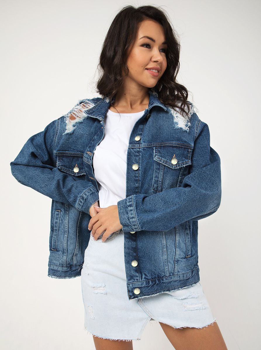 Куртка джинсовая женская летняя фото
