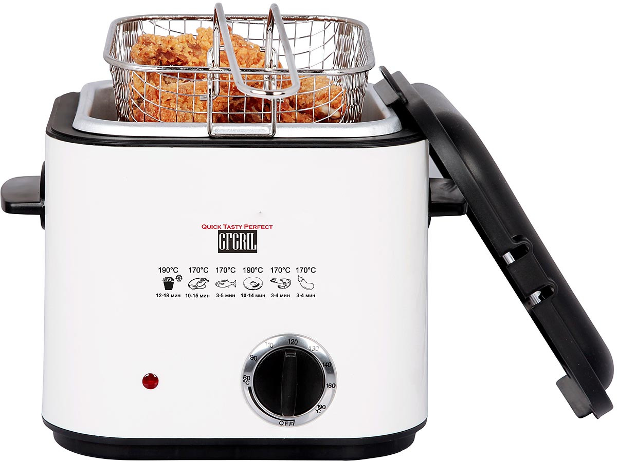 фото Фритюрница GFgril GFF-012 Easy Cook, белый