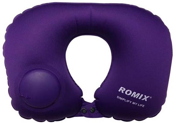Подушка надувная Romix RH34, фиолетовый