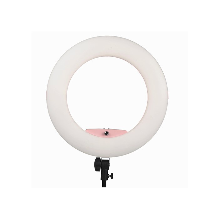 фото Студийное оборудование Okira Кольцевая лампа LED RING FD 480, розовый