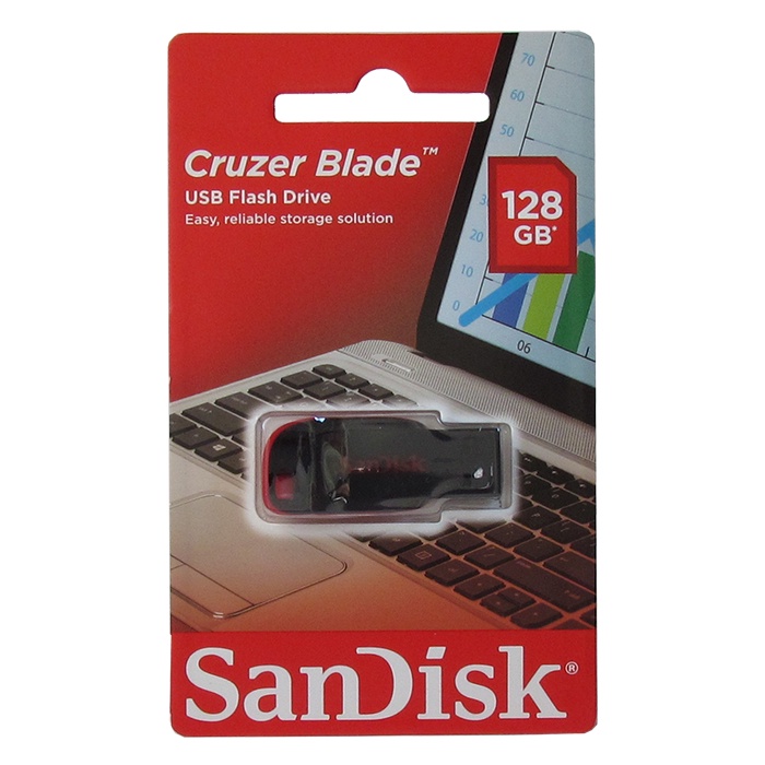 фото USB Флеш-накопитель SanDisk Cruzer Blade 128GB USB 2.0